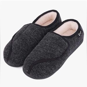 Cozy Black Slippers for Women.  Size 8